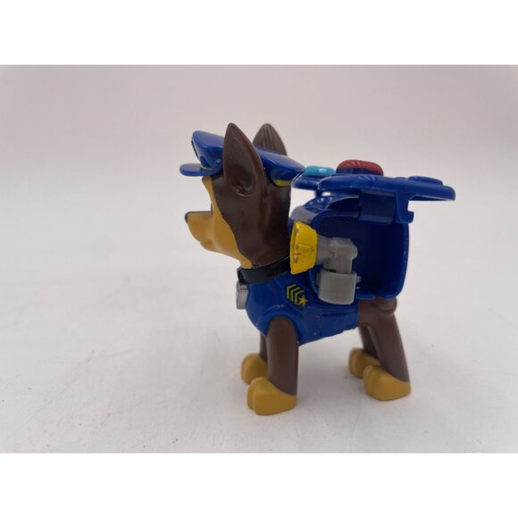 Paw Patrol Chase Action Figure Backpack Toy Dog - Picture 4 of 7